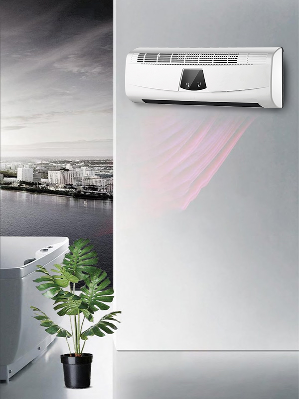 بخاری دیواری BPT-2000B 5806L-A با نمایشگر فن شکل