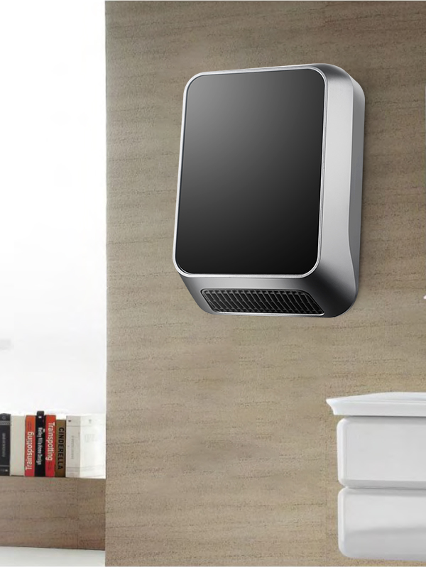 بخاری حمام دیواری با صفحه نمایش لمسی LED HBH-2007 با تایمر